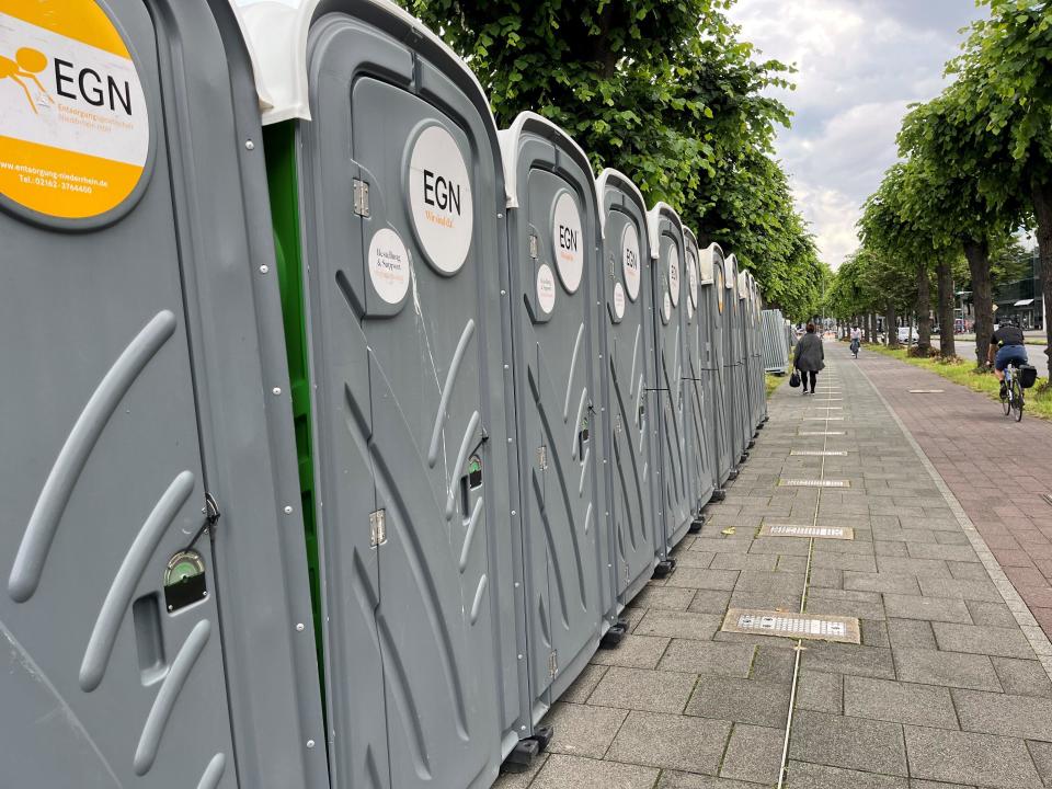 portable toilets