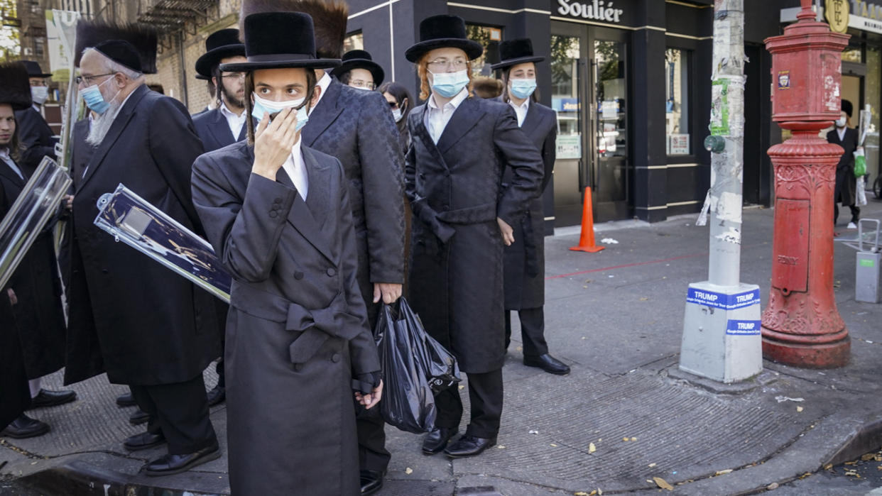 Hasidim in Brooklyn, N.Y.