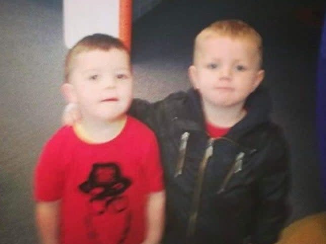 Harvey (left) and Kyrees (right) when they were younger (Handout)