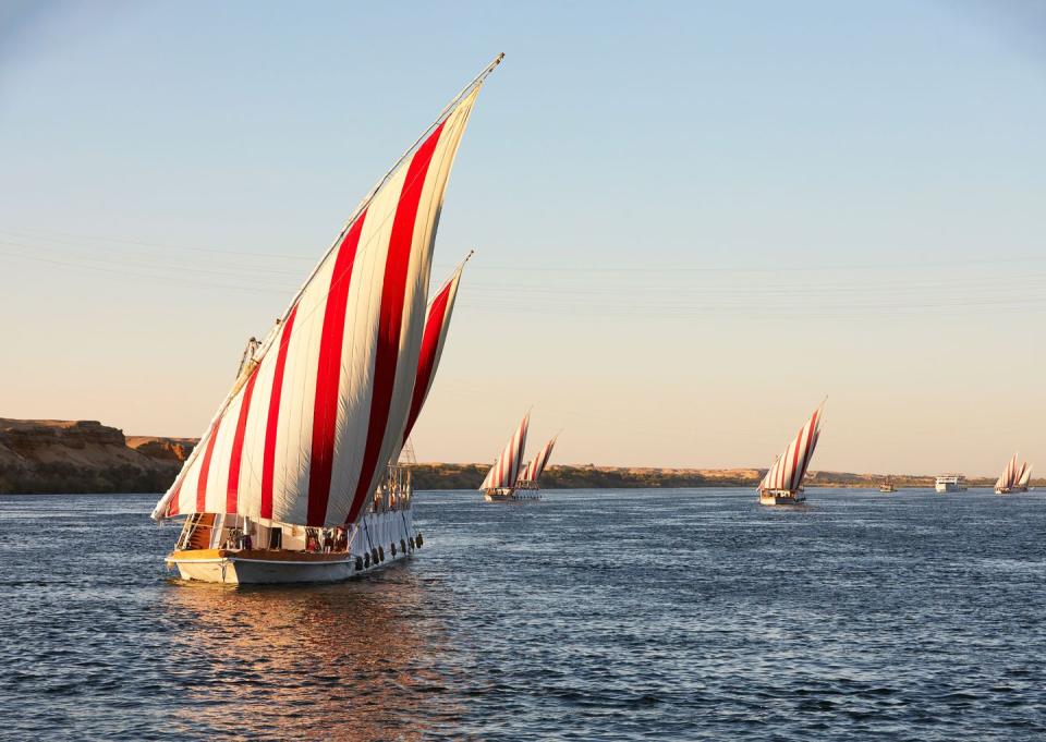 dahabiyas nour el nile sailing the nile egypt