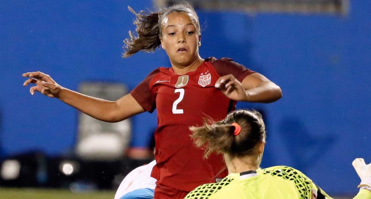Mallory Pugh, riding high in young U.S. attack and thankful for