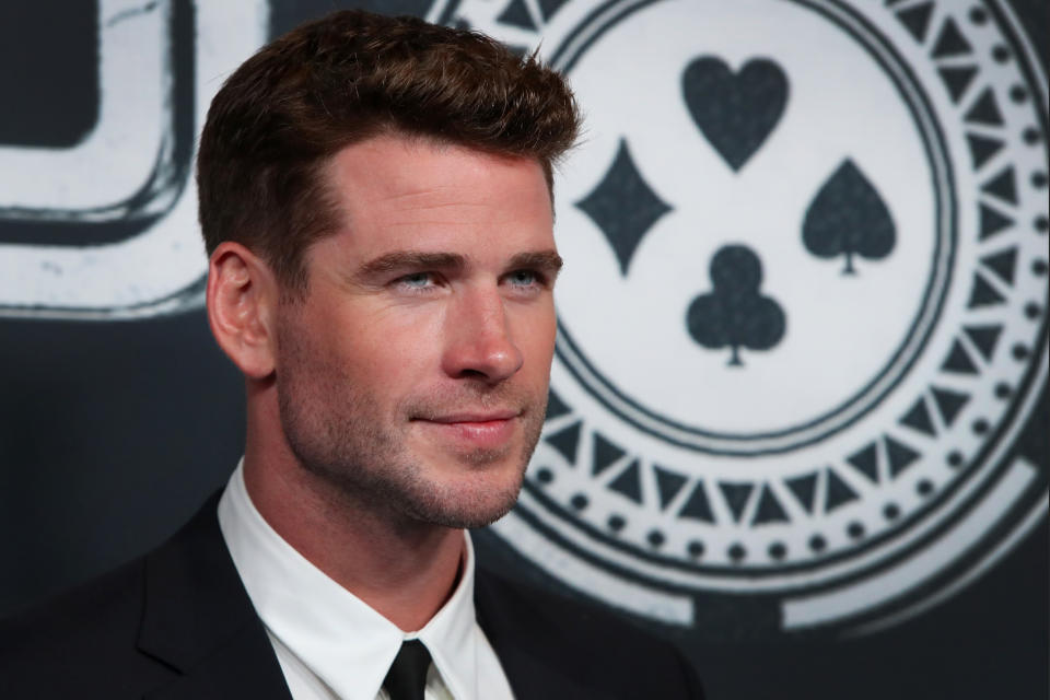 SYDNEY, AUSTRALIA - NOVEMBER 15: Liam Hemsworth attends the Australian Premiere of Poker Face at Hoyts Entertainment Quarter on November 15, 2022 in Sydney, Australia. (Photo by Lisa Maree Williams/Getty Images)