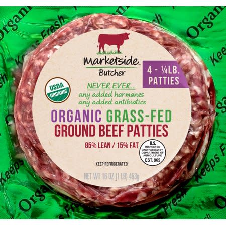 We guarantee none of your guests will have a beef with these succulent organic patties. (Photo: Walmart)