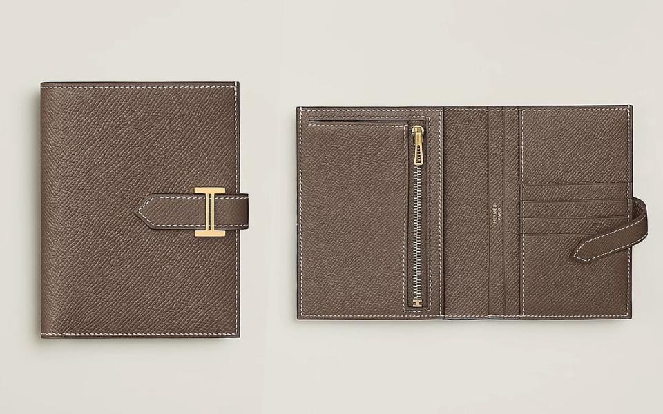 Hermes Bearn Compact wallet皮夾 圖片來源：Hermes