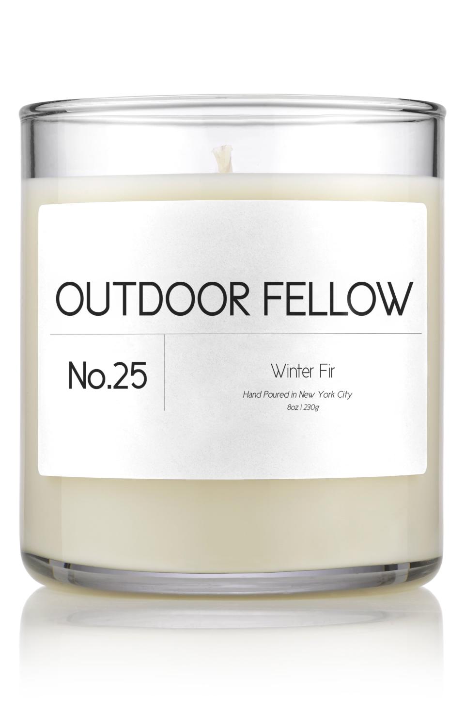 9) No. 25 Winter Fir Scented Candle