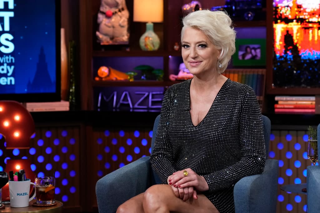 WATCH WHAT HAPPENS LIVE WITH ANDY COHEN -- Episode 19111 -- Pictured: Dorinda Medley -- (Photo by: Charles Sykes/Bravo via Getty Images)