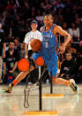 ORLANDO, FL - FEBRUARY 25: Russell Westbrook of the Oklahoma City Thunder competes in the Taco Bell Skills Challenge part of 2012 NBA All-Star Weekend at Amway Center on February 25, 2012 in Orlando, Florida. (Photo by Mike Ehrmann/Getty Images)