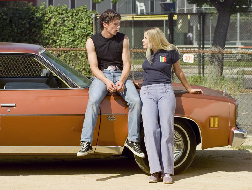 James Franco as Daniel Desario, Busy Philipps as Kim Kelly in "Freaks and Geeks"