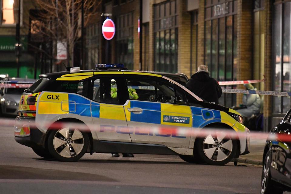 Police at the scene of a stabbing in Finsbury Park earlier this month (PA Wire/PA Images)