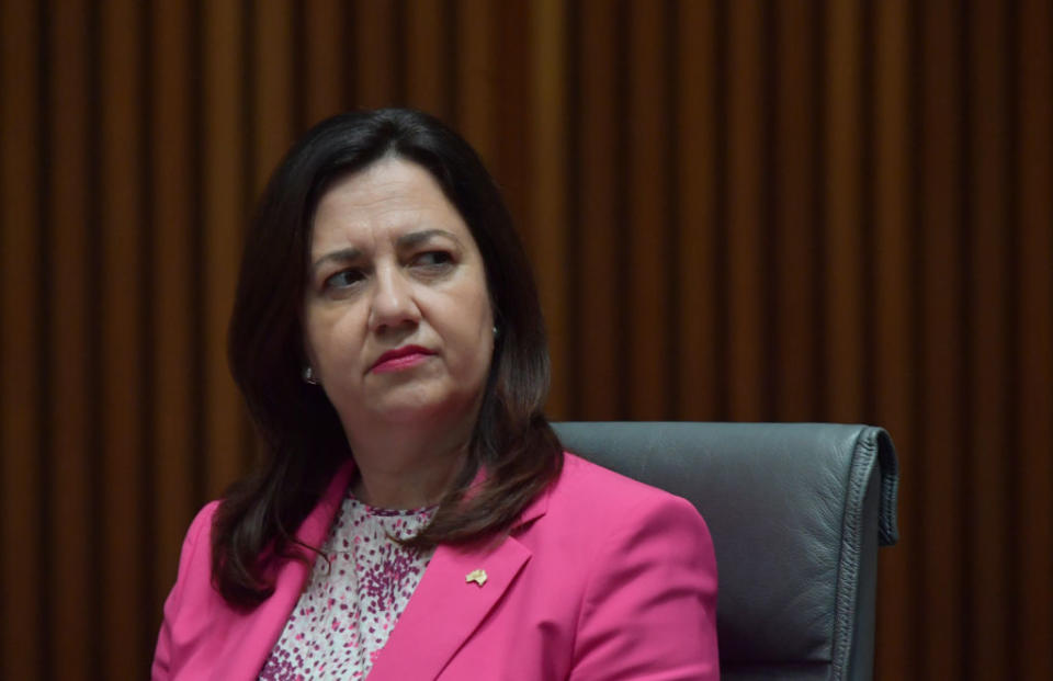 Pictured is Queensland Premier Annastacia Palaszczuk.