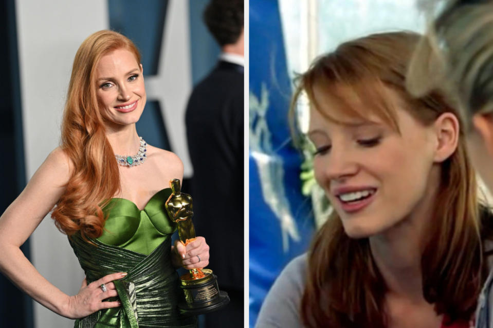 Jessica Chastain now vs. when she appeared on "Veronica Mars."