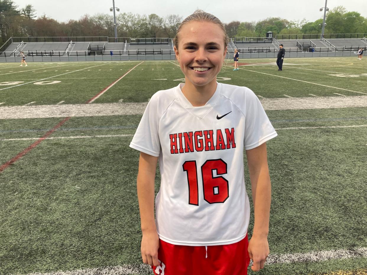 Hingham High junior midfielder Grace Maroney is up to 67 goals on the season after missing almost all of her sophomore campaign due to an ankle injury.