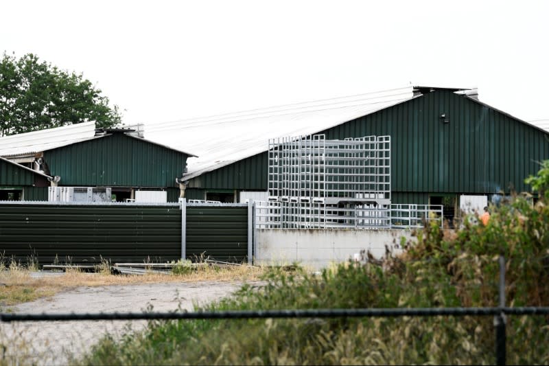 A mink farm is seen during the coronavirus disease (COVID-19) outbreak in De Mortel