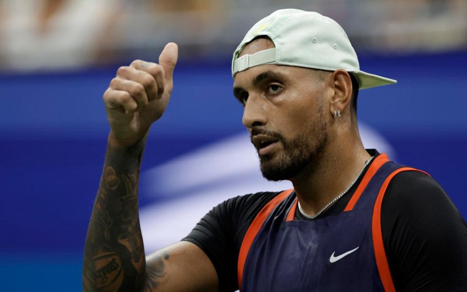 nick kyrgios vs daniil medvedev live score us open 2022 latest  - AP