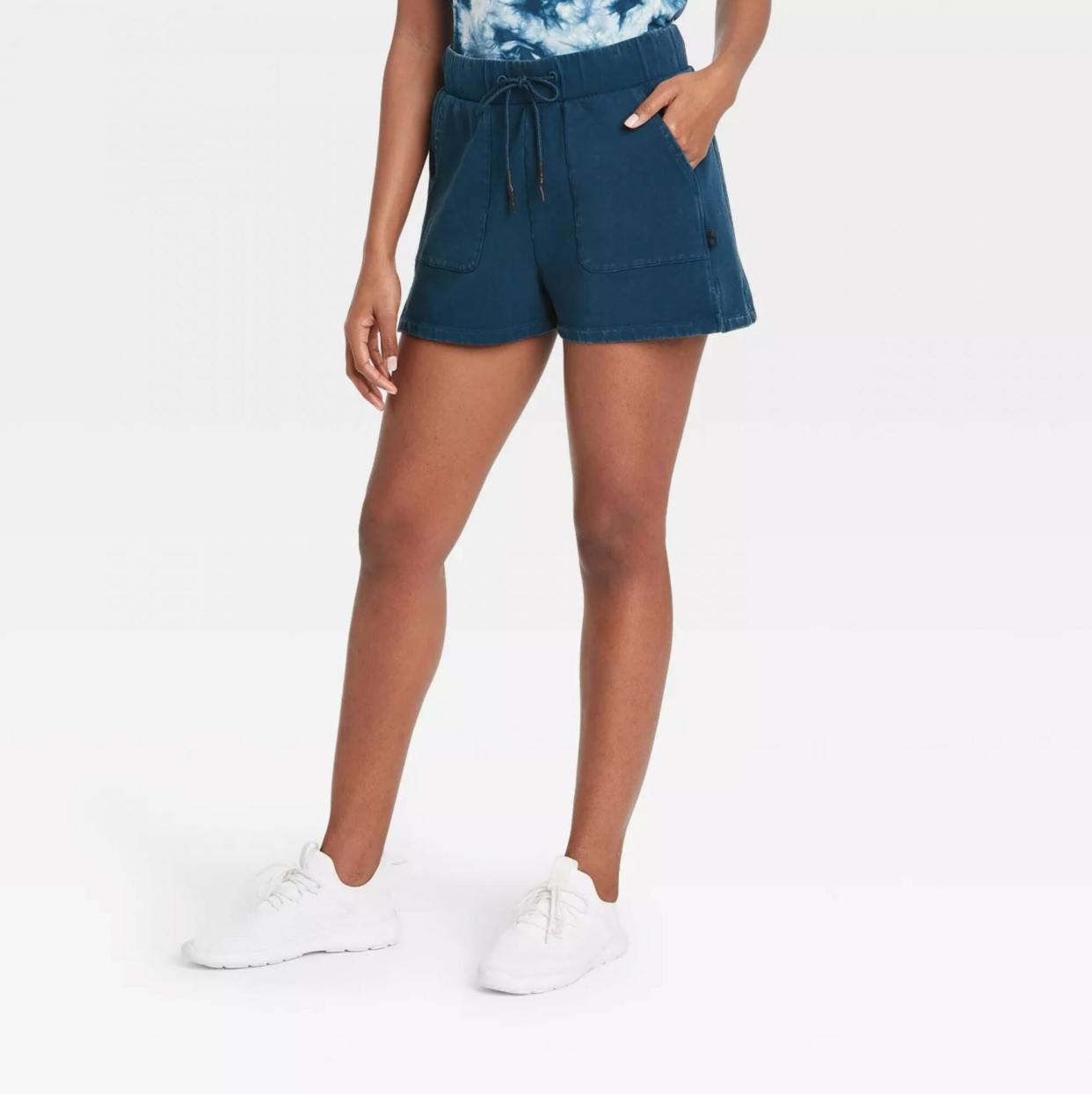 JoyLab French Terry Mid-Rise Shorts