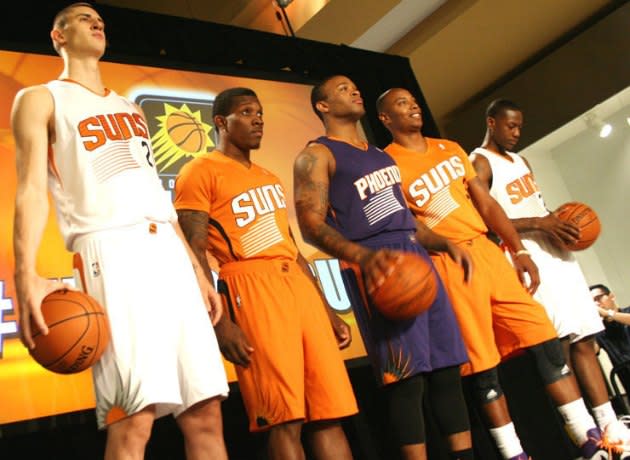 PHOENIX SUNS UNVEIL NEW UNIFORMS