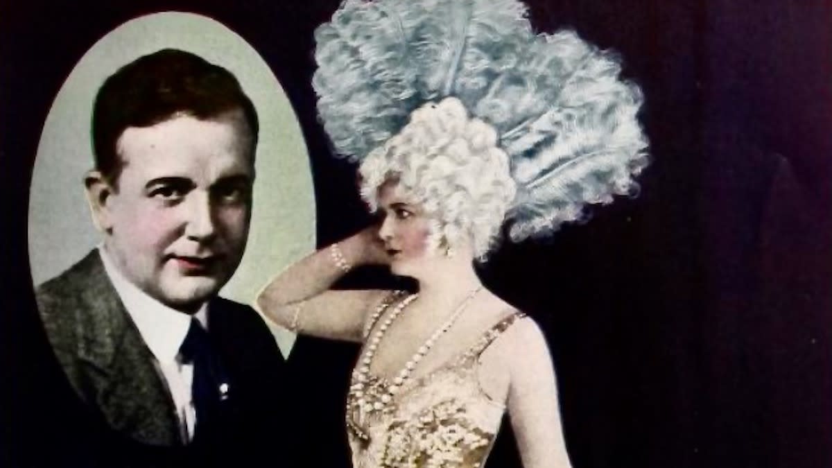 Détail d'une affiche représentant Julian Eltinge et son double féminin (1925). | Wikimedia Commons