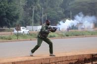 Clashes erupt after Kenyan police officer shot dead several people and himself in a rampage attack, in Nairobi