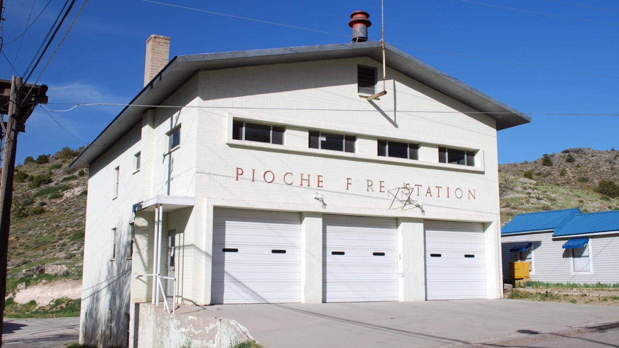 Volunteer Firehouse Pioche, Lincoln County Nevada - Image.