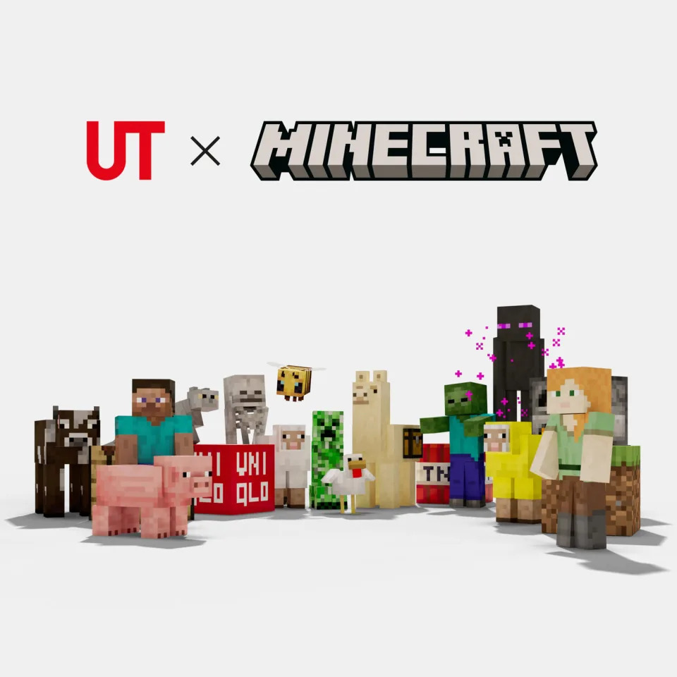 UNIQLO與超人氣沙盒遊戲Minecraft再度合作&nbsp;&nbsp;&nbsp;圖：UNIQLO/供給