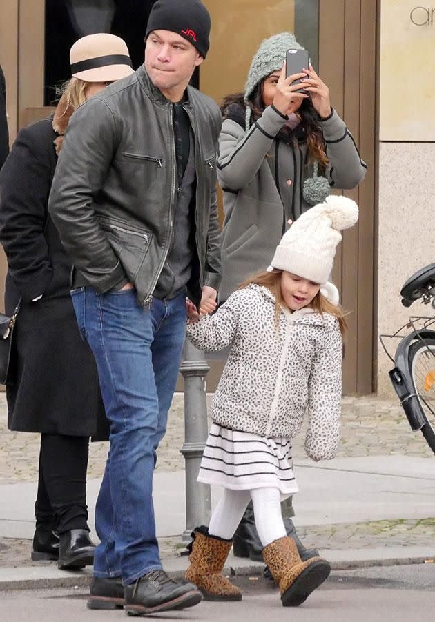 Matt with his family. Source: Getty Images.