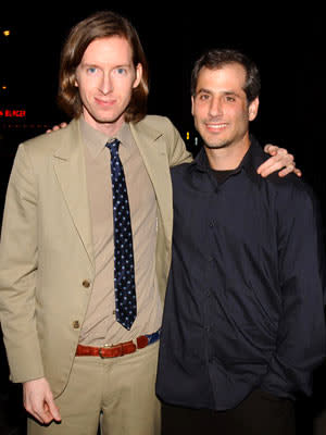 Director Wes Anderson and producer Barry Mendel at the Los Angeles screening of Touchstone Pictures' The Life Aquatic with Steve Zissou