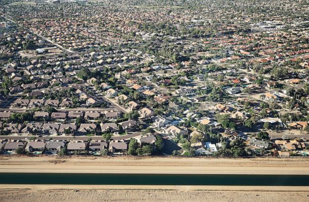 PHOTO: The Central Arizona Project carries Colorado River water, Oct. 25, 2022, outside suburbs in Phoenix. (The Denver Post/MediaNews Group via Getty Images)