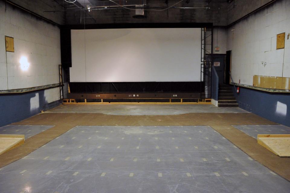 The main theater room will seat 100 to 120 people and will include a stage used for a variety of events.