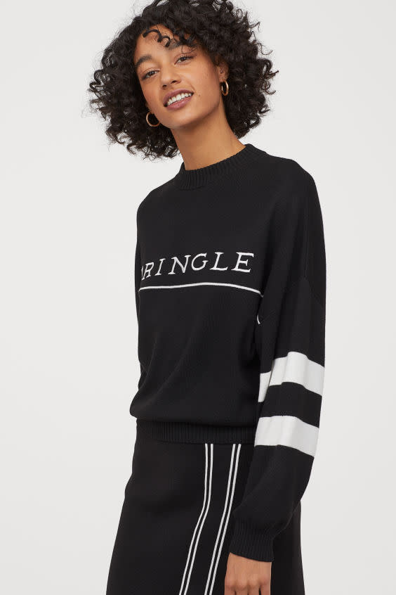 Feinstrickpullover mit "Pringle" print (Bild: H&M)