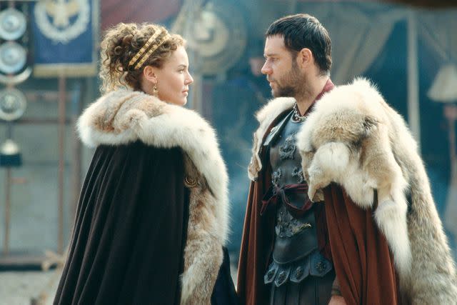 Jaap Buitendijk/Dreamworks Connie Nielsen and Russell Crowe in 'Gladiator'