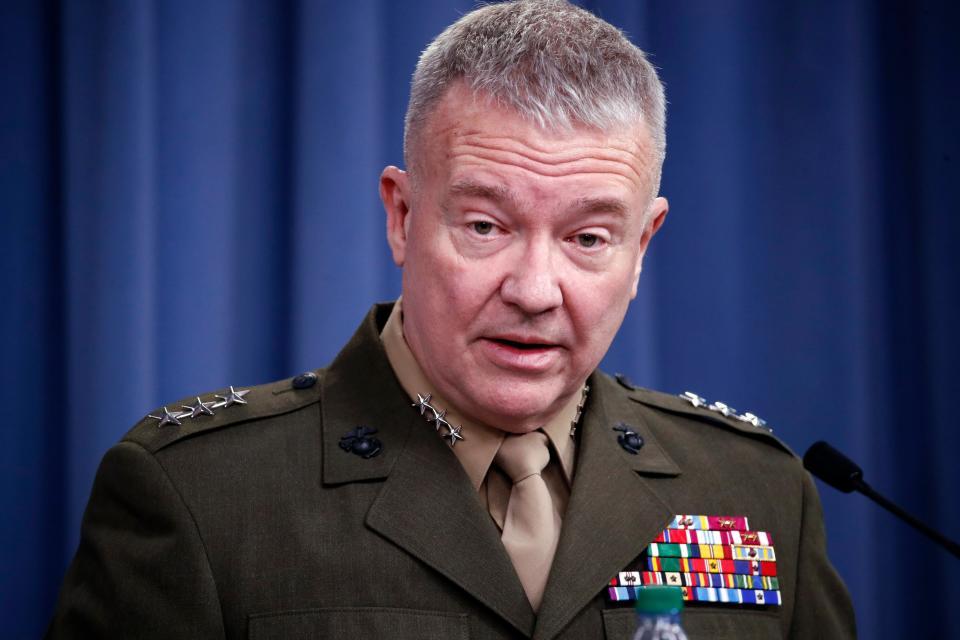 General Kenneth McKenzie says the evacuations will continue (Copyright 2018 The Associated Press. All rights reserved.)