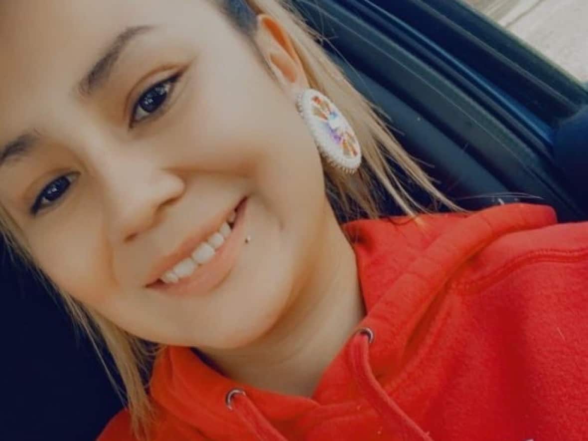 The family of a 25-year-old woman struck by a vehicle outside Valleyview, Alta., in the early morning hours of Oct. 9 is asking for help to identify the driver responsible. (Submitted by Tracey McLean - image credit)