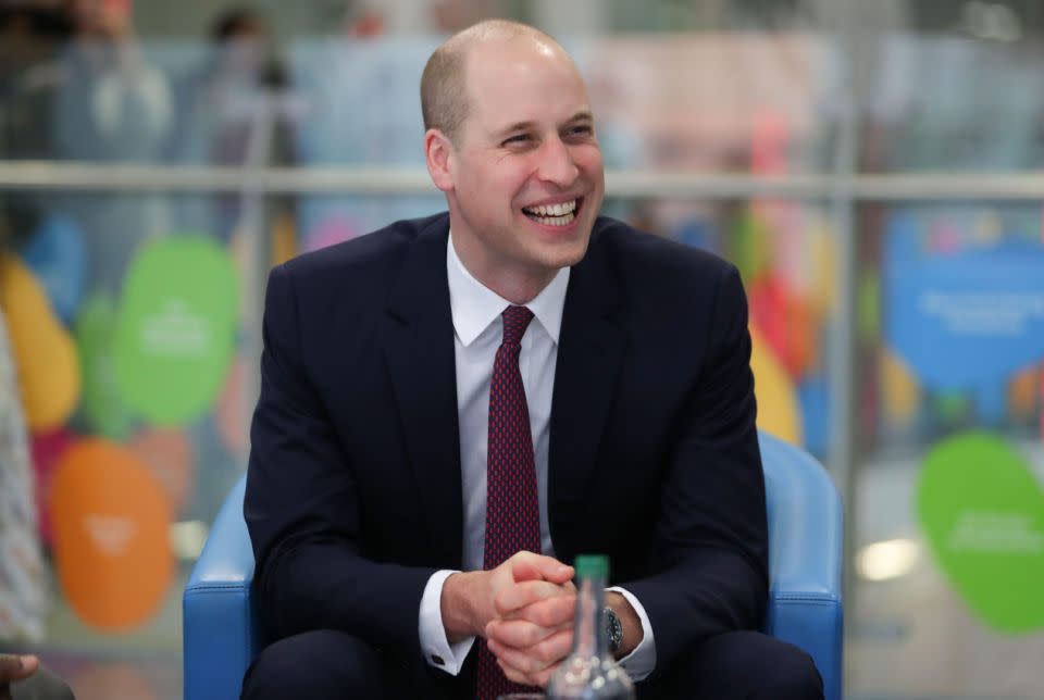 Prince William showed off a closely cropped new look. Photo: Getty