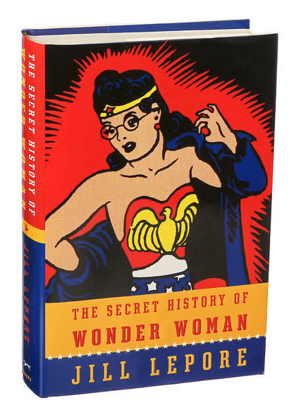 <p>Created in 1941, Wonder Woman is the most popular female superhero ever. Here you’’ll learn the origin story behind the icon along with a fascinating look at feminist history. <a href="http://www.amazon.com/Secret-History-Wonder-Woman/dp/0385354045/ref=tmm_hrd_swatch_0?_encoding=UTF8&qid=&sr=" rel="nofollow noopener" target="_blank" data-ylk="slk:The Secret History of Wonder Woman by Jill Lepore;elm:context_link;itc:0;sec:content-canvas" class="link ">The Secret History of Wonder Woman by Jill Lepore</a> ($22)</p>