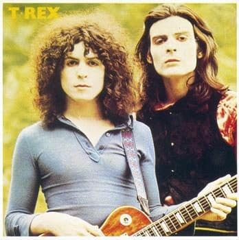 Bolan with Steve Peregrine Took on the cover the album T.Rex