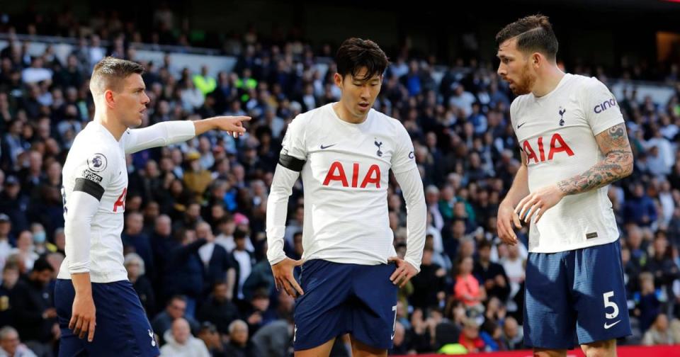 Tottenham stars Giovani Lo Celso, Son Heung-min and Pierre-Emile Hojbjerg Credit: Alamy