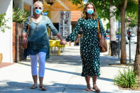 <p>Julianne Hough and her mom Marianne were spotted holding hands on a walk in Studio City, California.</p>