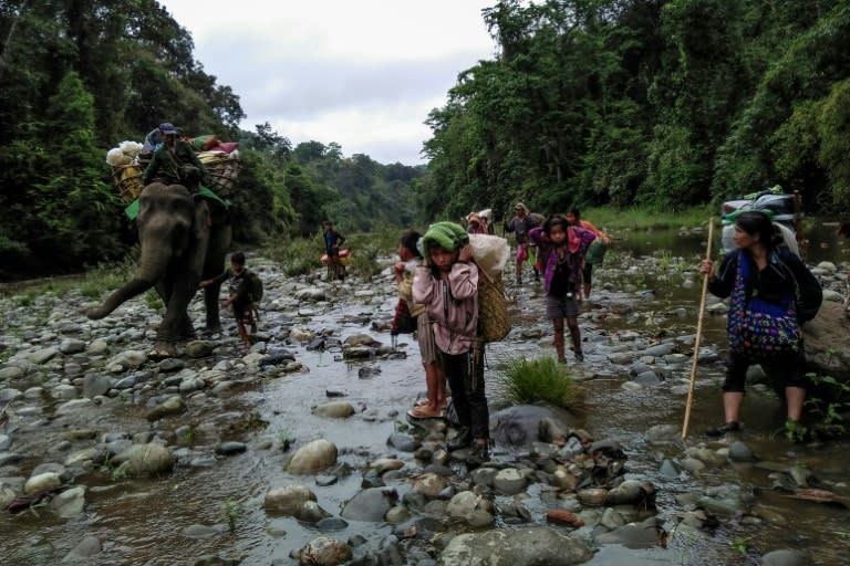 More than 100,000 people have been displaced by the conflict in Myanmar's Kachin state