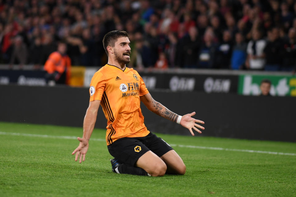 Ruben Neves drew Wolves level with a sublime strike. (Credit: Getty Images)