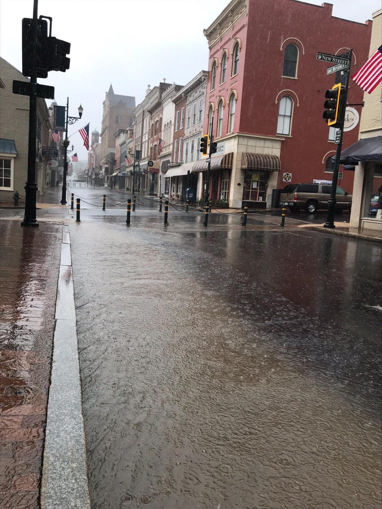 Rainfall totals of two to three inches with localized amounts up to four inches possible on Tuesday, according to National Weather Service.