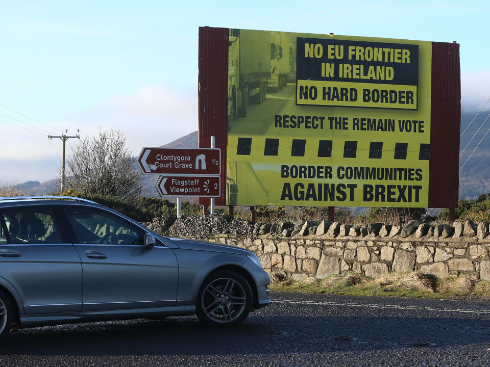 Britian can only promise there will be no 'physical infrastructure' at the Irish border: PA