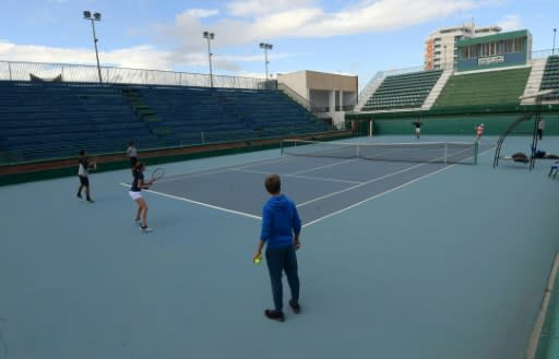 The next generation of Tunisian players practise in Tunis