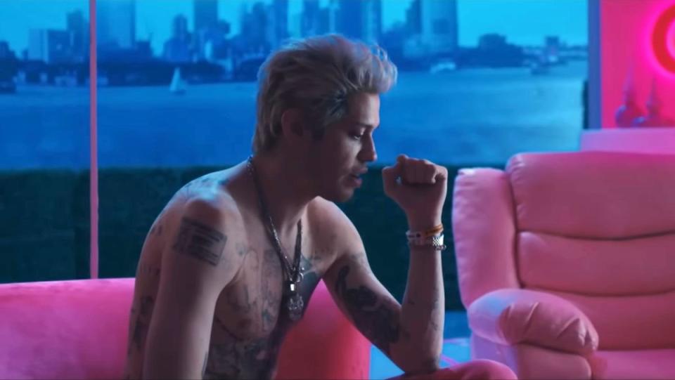 Pete Davidson in I'm Just Pete, a parody of Barbie movie I'm Just Ken song