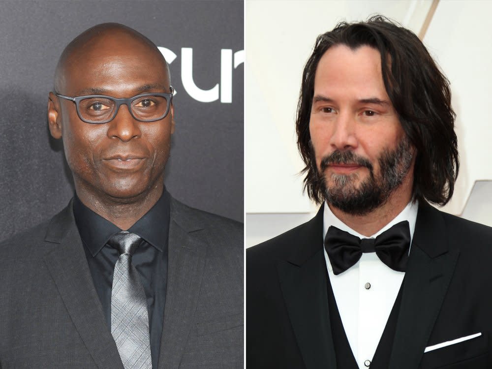 Keanu Reeves (r.) würdigt seinen verstorbenen "John Wick"-Co-Star Lance Reddick. (Bild: AdMedia/ImageCollect / imago/MediaPunch)