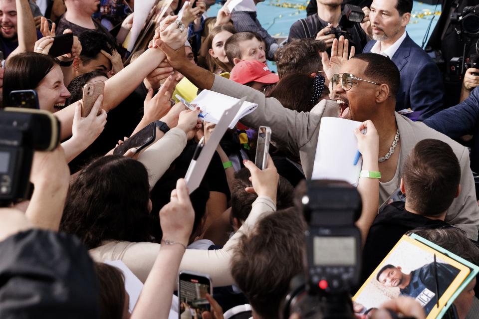 Will Smith recurre a su carisma y tácticas de siempre para volver a convertirse en un eslabón importante en Hollywood. (Foto de Carsten Koall/picture alliance via Getty Images)