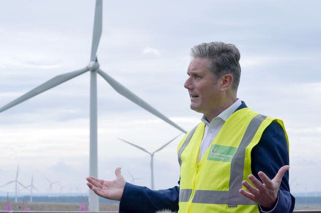 Visita de Keir Starmer a Escocia