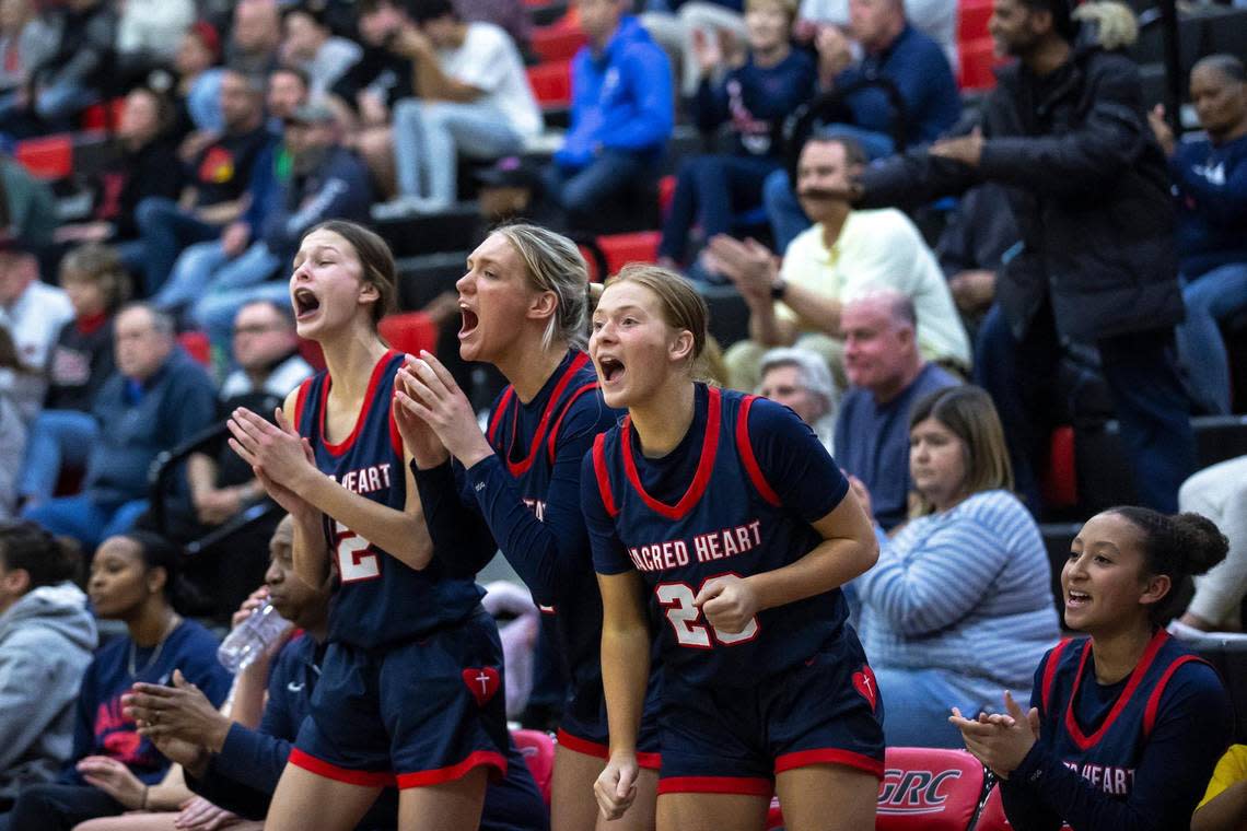 Two-time defending state champion Sacred Heart Academy of Louisville is favored to make it three in a row when the Girls’ Sweet 16 tips off Wednesday in Rupp Arena.