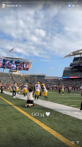 Bengals preseason opener with Simone Biles