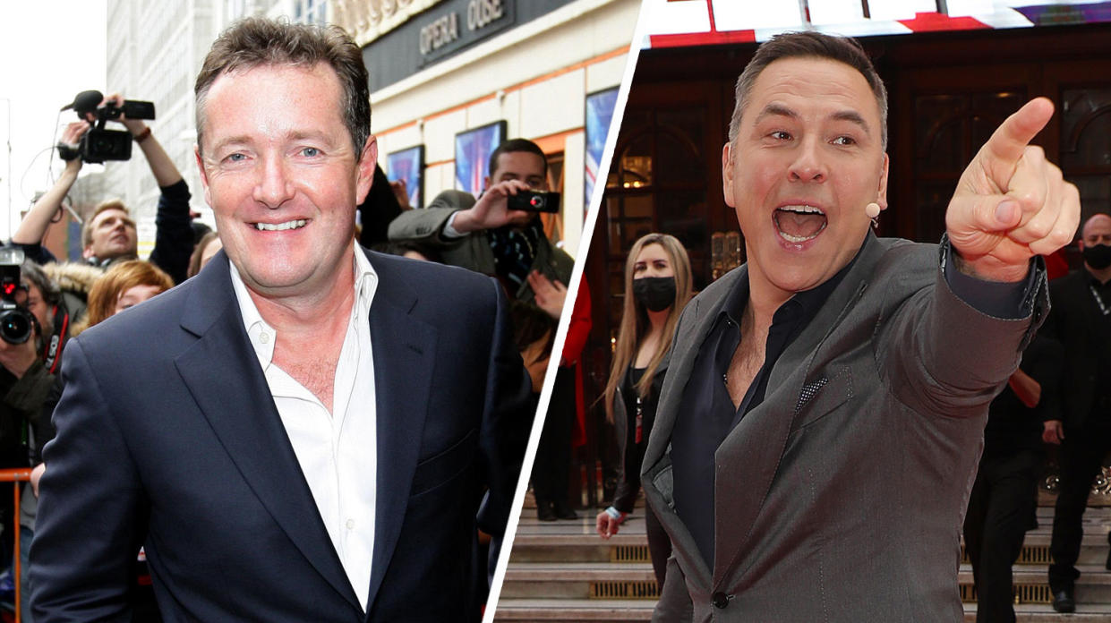 Britain's Got Talent judges Piers Morgan and David Walliams. (Getty)