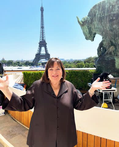 <p>Ina Garten/Instagram</p> Ina Garten in Paris